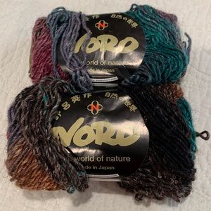 Beautiful authentic Japanese silk wool yarn